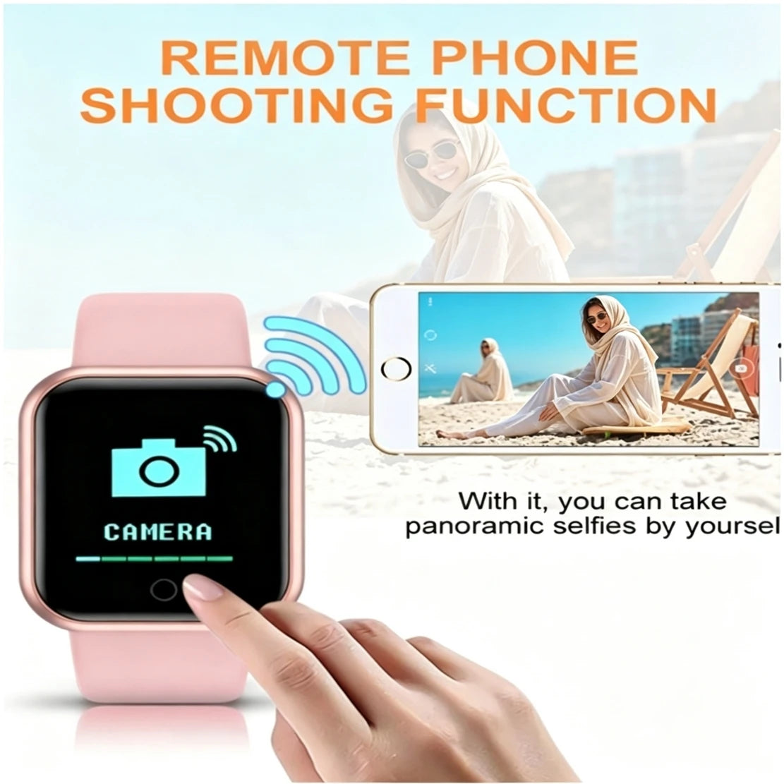 Smart Watch For Women Men Wristwatch Bluetooth Connected Phone Player Music Fitness Sport Bracelet Sleep Monitor Digital Watches