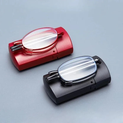 Gift Case Foldable Reading Glasses +1.00 to +4.00 Strength Men Women Anti Blue Light Farsightedness Eyewear