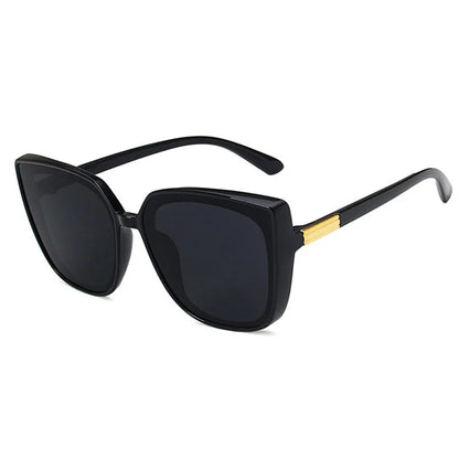 Versatile High-end Oversized Sunglasses Unisex Daily Commute Sunscreen UV Protection Glasses 1180