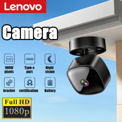 Lenovo 1080P HD Camera 2.4G Wifi Wireless Security Protection Remote Monitor Camcorders Home Phone Connectivity Smart Device