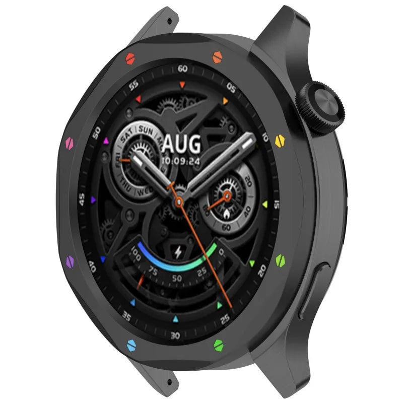 Metal Bezel Ring For Xiaomi Watch S4 S3 Protector with Film Watch Case Cover For Watch Bezel Shell S3 eSIM S4 eSIM Accessories
