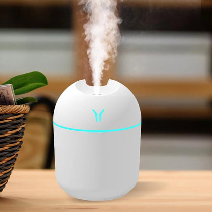 Atwfs 250ML Usb Mini Air Humidifier Essential Oil Diffuser Led Light Home Car