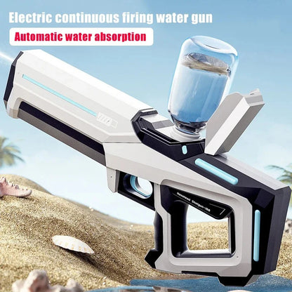 Electric Water Guns For Adults Powerful Squirt Automatic Water Suction Water Blasters Summer Outdoor Beach Toy For Boys Kid Gift