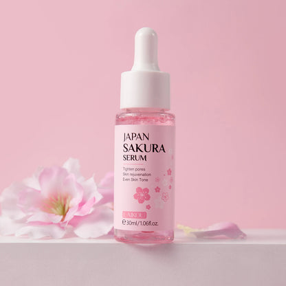 LAIKOU Sakura Serum Shrink Pores Remove Acne Skin Rejuvenation Whitening Essence