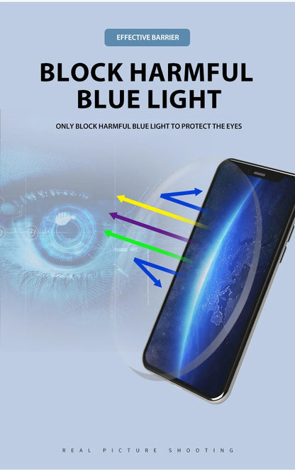 Classic 3Pcs Square Anti Blue Light Glasses For Men And Women Black & Transparent Frame Unisex Computer Wearing Women Glasses