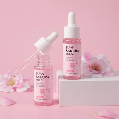 LAIKOU Sakura Serum Shrink Pores Remove Acne Skin Rejuvenation Whitening Essence