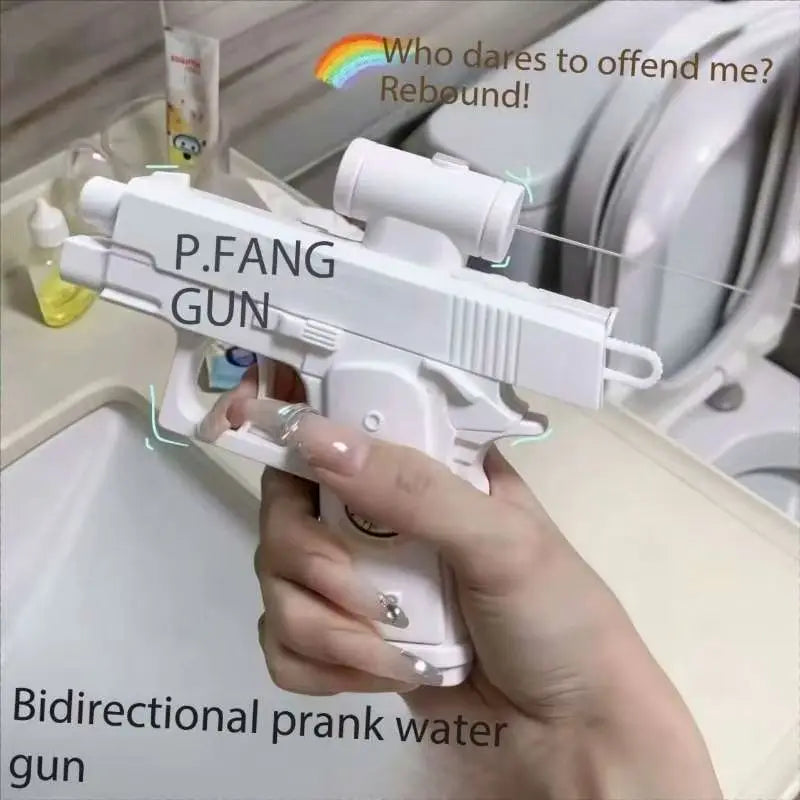 Funny Double-Sided Reverse Water Gun - Summer Prank Toy,Mini Tactical Water Sprayer for Kids & Adults, Pool Beach Water Fight
