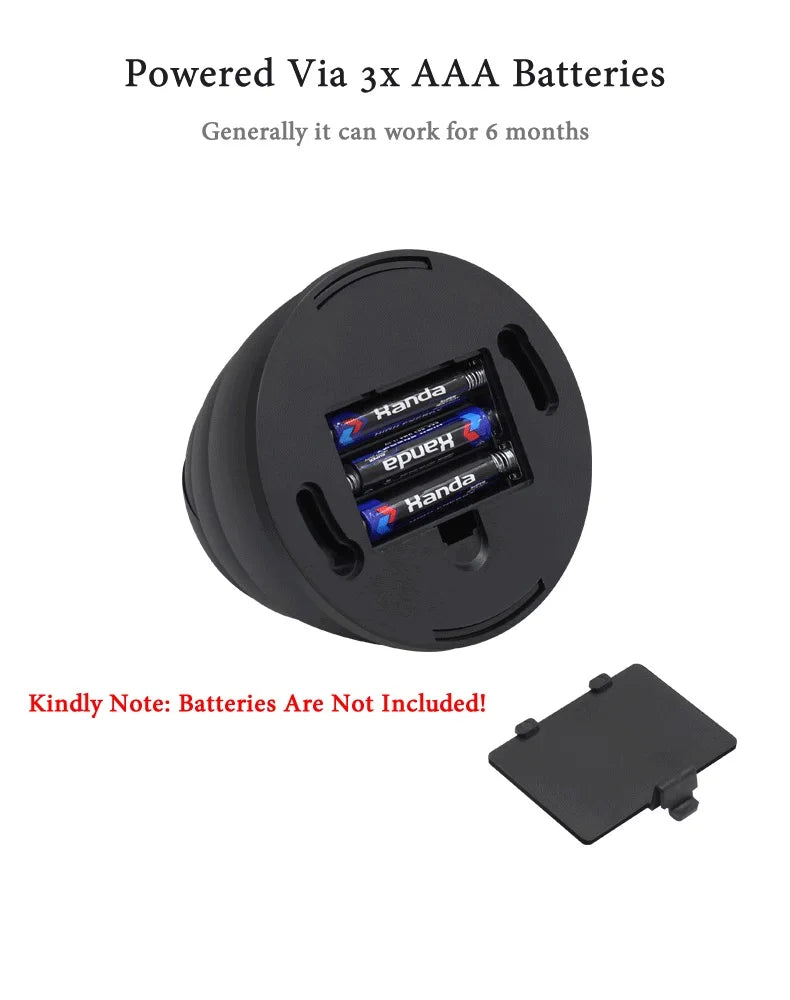 Creative Black Plastic Dome CCTV Dummy Camera Flashing Led Fake Camera Power Via AA Battery Surveillance Security System