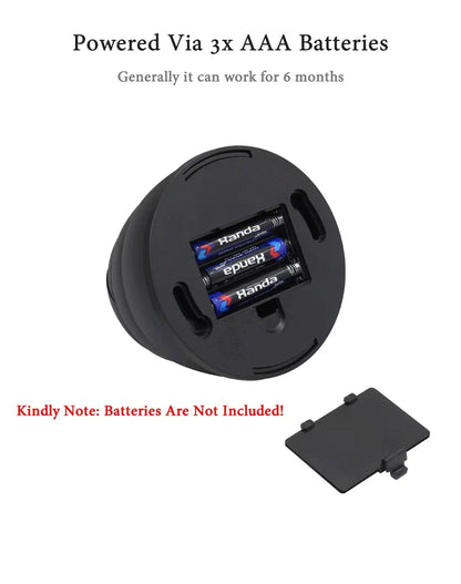 Creative Black Plastic Dome CCTV Dummy Camera Flashing Led Fake Camera Power Via AA Battery Surveillance Security System