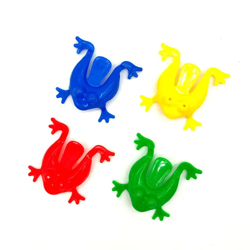 10-20Pcs Jumping Frog Bounce Fidget Toys For Novelty Assorted  Stress Reliever Toys For Birthday Gift Party Favor