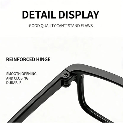 Anti-blue light reading glasses, retro unisex portable pocket glasses for men and women