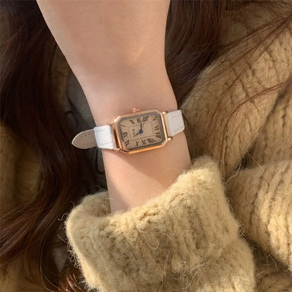 Light Luxury Elegant Women's Quartz Watch Portable Simple Ladies Business Watches Exquisite Waterproof Women's Wrist Watch Women