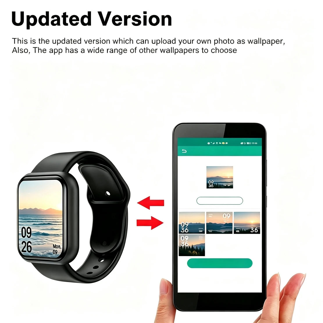 Smart Watch For Women Men Wristwatch Bluetooth Connected Phone Player Music Fitness Sport Bracelet Sleep Monitor Digital Watches