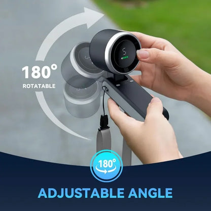 3-in-1 Fan, 5-speed, 3600mAh Rechargeable Lithium Battery, USB Charging, Travel Mini Fan