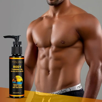 MELAO Tanning Oil Tanned Intensifier Get a Faster, Darker Sun Tan From Packed with Ultra Moisturizing Oils to Keep Skin Hydrated