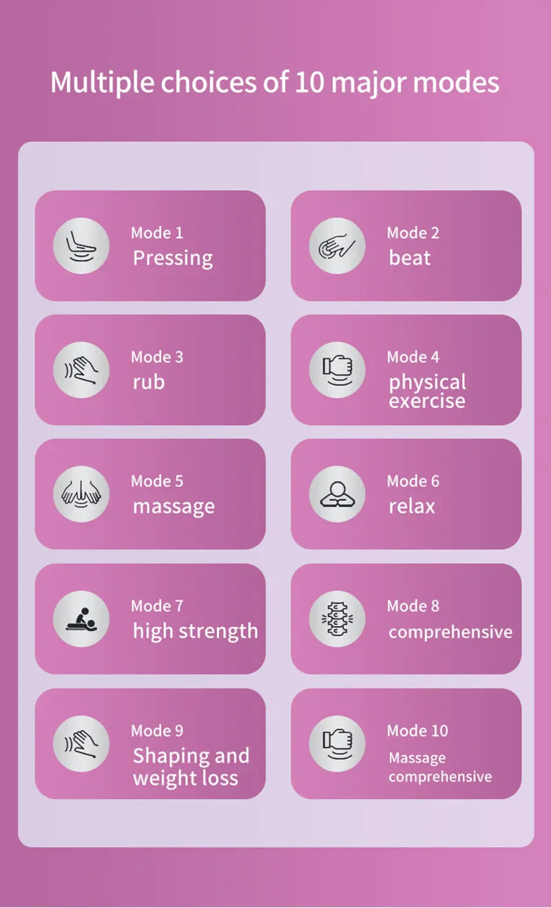 Electric EMS Hips Trainer Butt Muscle Stimulator USB Rechargable Buttocks Lifting Massage Toner Lose Weight Fitness Massager
