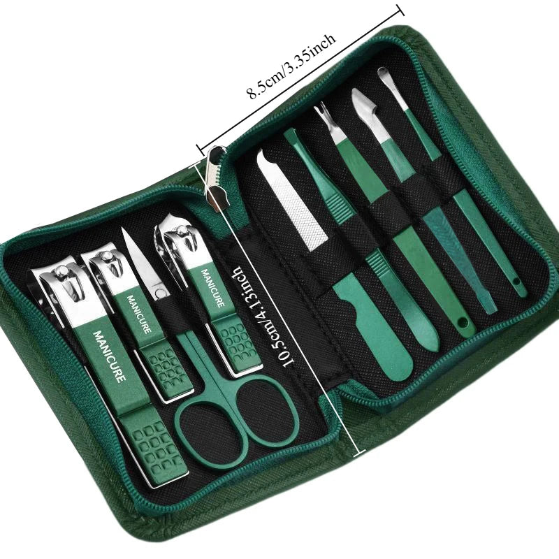Stainless Steel Manicure And Pedicure Nail Clipper Tool Set