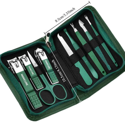 Stainless Steel Manicure And Pedicure Nail Clipper Tool Set