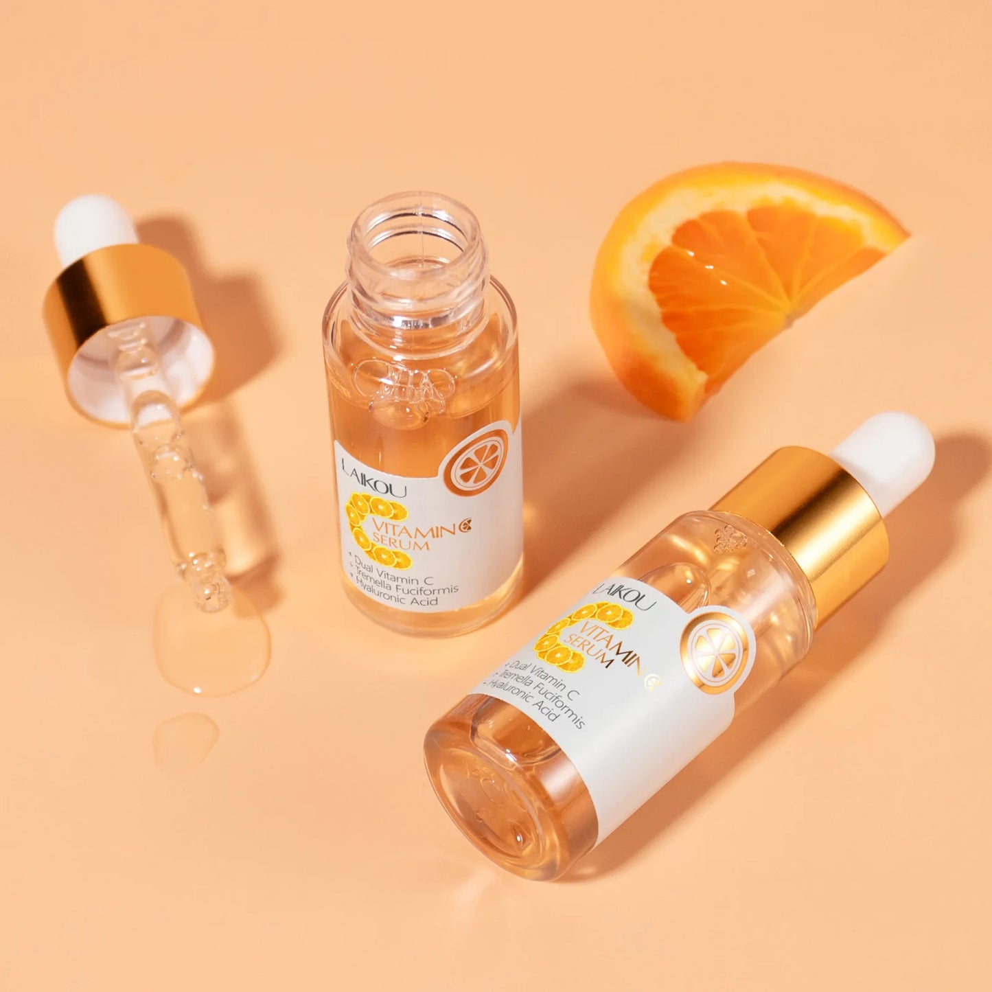 LAIKOU Vitamin C Facial Serum Essence Hydrating and Moisturizing VC Face Essence Skin Care