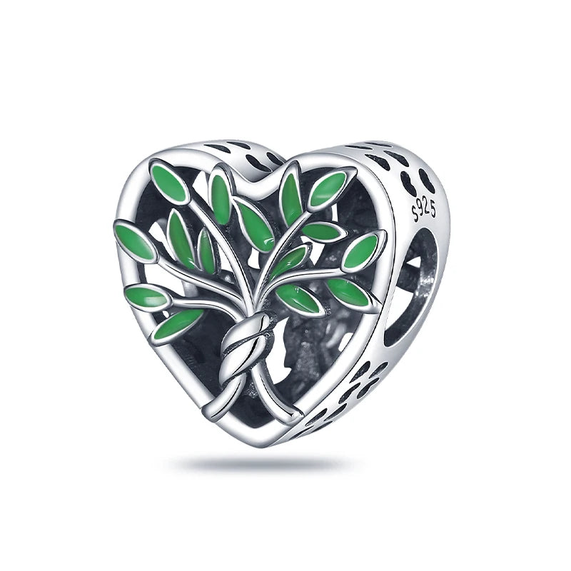 Colorful 925 Silver Plated Butterfly Zircon Charm Bead For Diy Bracelets