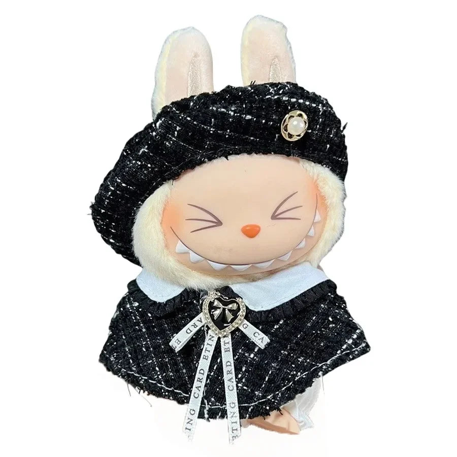 17cm Fashion Doll labubu Clothing Accessories Set Suitable for Boys Cute Plush  Doll Clothes Suitable for Fashion