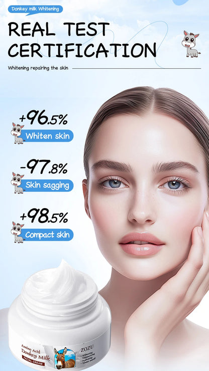 Donkey Milk Whitening Face Cream 120g Deep Hydration Anti-aging Brightening Nourish Skin Care Tender Skin Cream