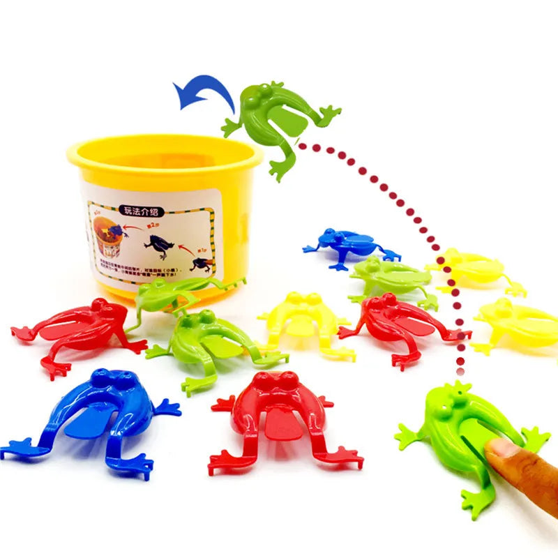 10-20Pcs Jumping Frog Bounce Fidget Toys For Novelty Assorted  Stress Reliever Toys For Birthday Gift Party Favor