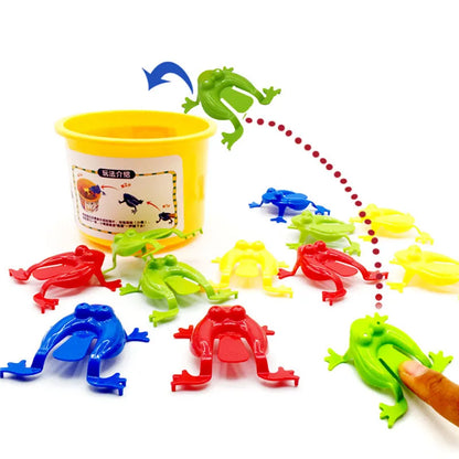 10-20Pcs Jumping Frog Bounce Fidget Toys For Novelty Assorted  Stress Reliever Toys For Birthday Gift Party Favor