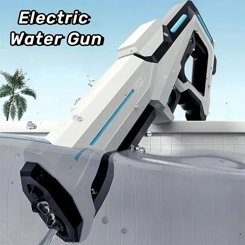 Electric Water Guns For Adults Powerful Squirt Automatic Water Suction Water Blasters Summer Outdoor Beach Toy For Boys Kid Gift