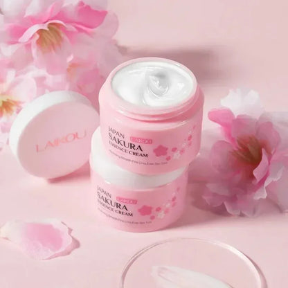 LAIKOU Japan Sakura Face Cream Smoothing Moisturizer Whitening Nourishing Oil Control Skin Care 25g