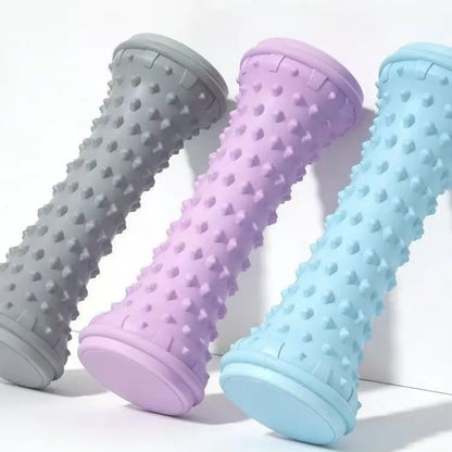 Yoga Massage Ball & Plantar Fascia Roller, Portable Plastic Tool to Relax Foot Muscles for Daily Foot Care Massage