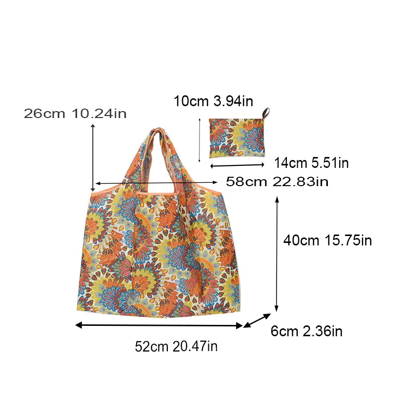 Foldable Waterproof Grocery & Shopping Bag