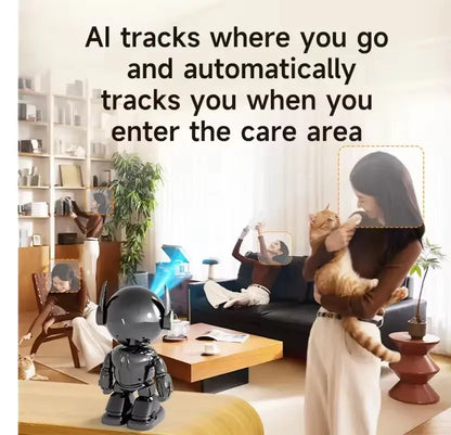 5MP PTZ WIFI IP Camera Wireless Home Security Robot Camera 360° Two Way Audio Auto Tracking Invisible Lens Indoor Baby Monitor