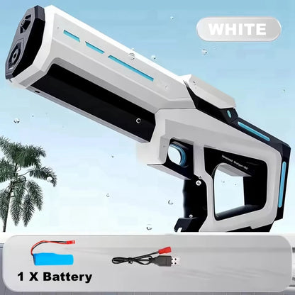 Full  Automatic Electric Water Gun Toys 43cm Portable Children Adult Summer Beach Outdoor Fight Fantasy Toys for Boys Kids Game