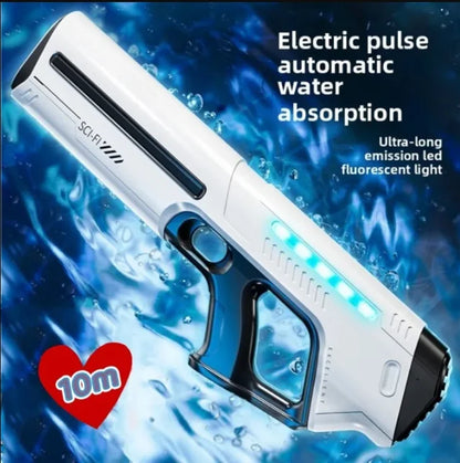 Electric Water Guns For Adults Powerful Squirt Automatic Water Suction Water Blasters Summer Outdoor Beach Toy For Boys Kid Gift