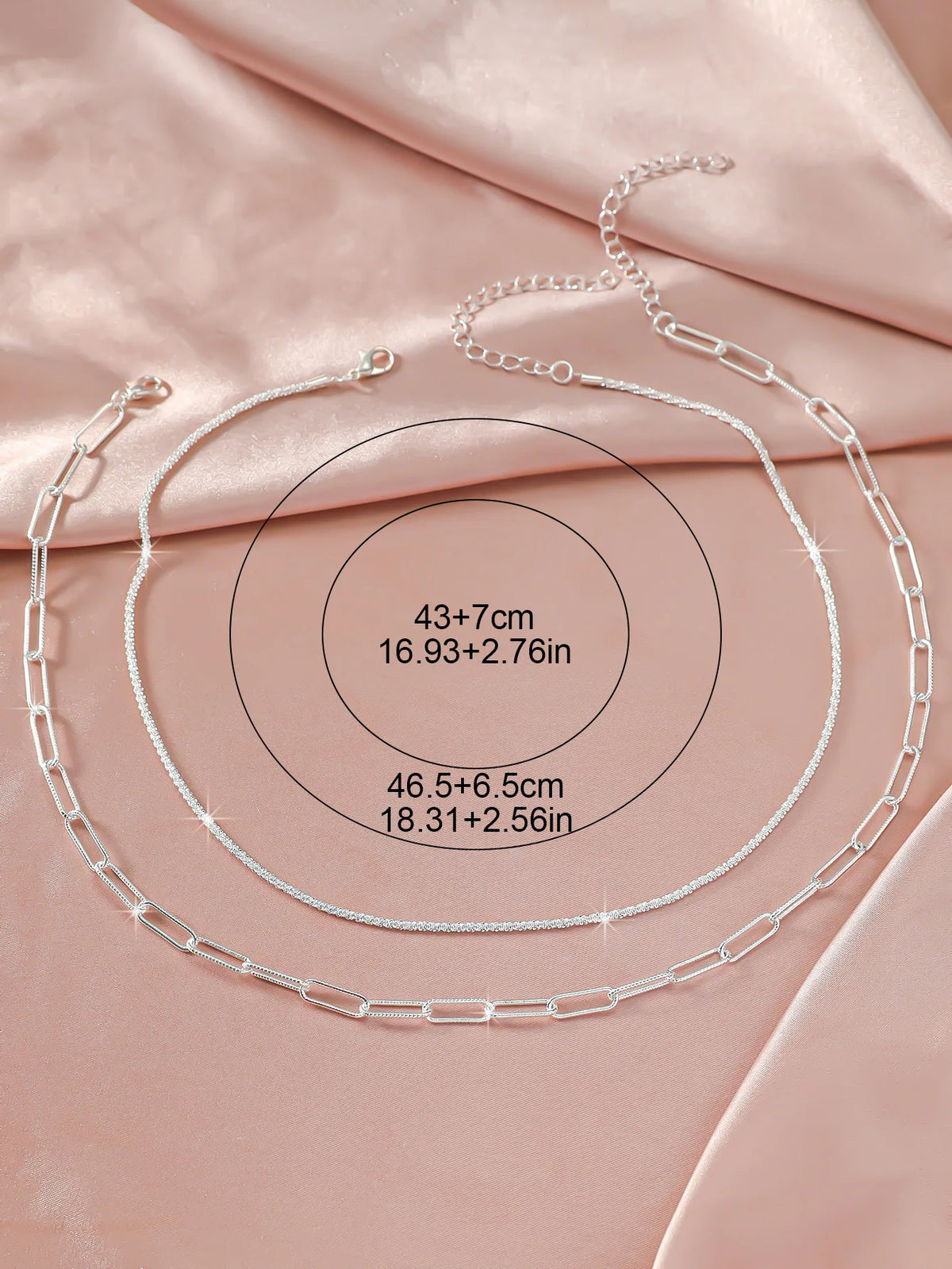 Fashion Simple Sparkling Necklace For Women Silver Color Clavicle Chain Choker Necklace Female Korean Wedding Party Jewelry Gift