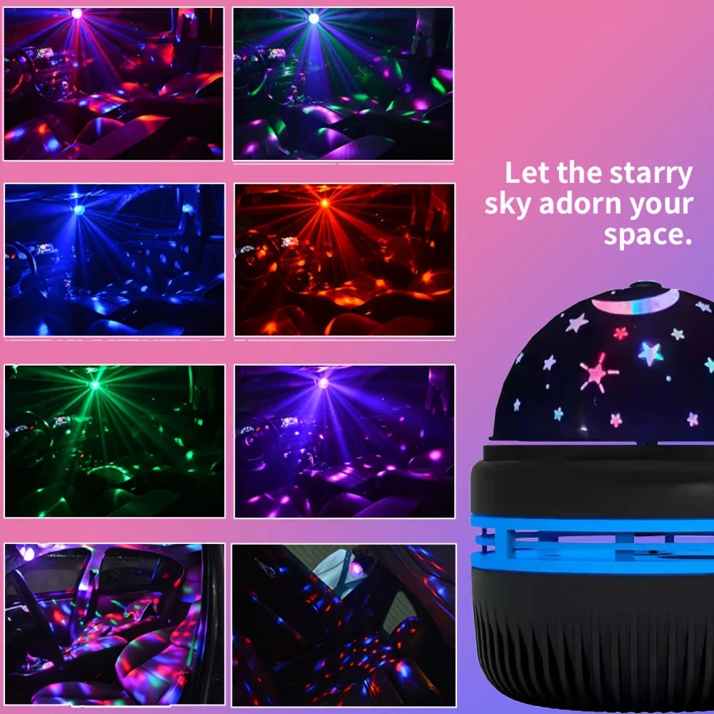 Aurora Crystal Projector Night Light with Remote Control | অরোরা ক্রিস্টাল প্রজেক্টর নাইট লাইট