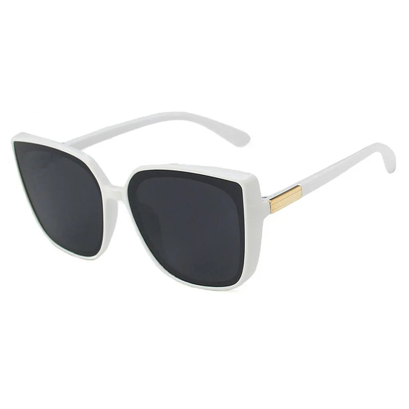 Versatile High-end Oversized Sunglasses Unisex Daily Commute Sunscreen UV Protection Glasses 1180