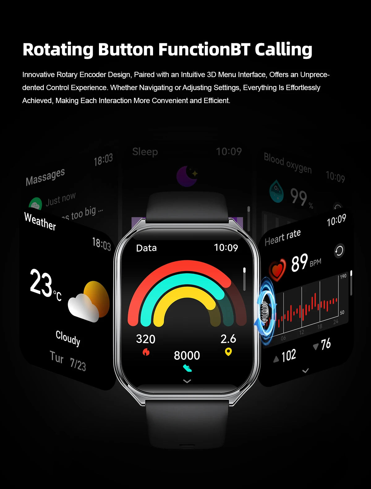 New Ultra Thin Smart Watch Men 1.96' AMOLED HD Pixel Display Always Show Time BT Call Reminder Smartwatch Ladies For Android iOS