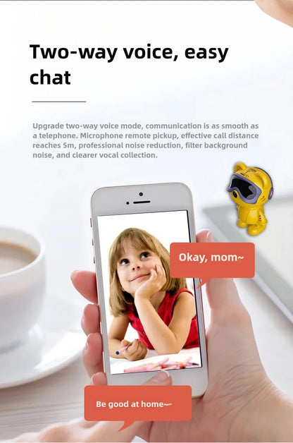 5MP PTZ WIFI IP Camera Wireless Home Security Robot Camera 360° Two Way Audio Auto Tracking Invisible Lens Indoor Baby Monitor