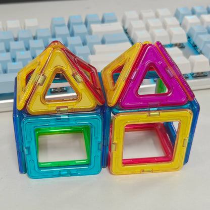 Magnetic Building Blocks DIY Magnets Toys Medium Size STEM Toys Construction Toys Learning Educational Magnet Toys