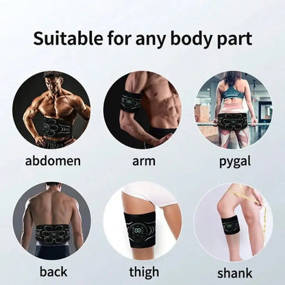 2026EMS Muscle Stimulator, Abdominal Muscle Trainer, Abdominal Shaping Device, Electronic Slimming Belt, Fitness Massage
