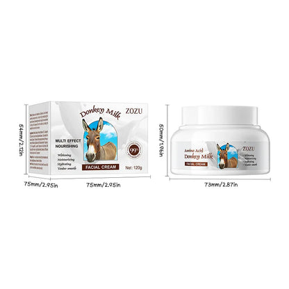 Donkey Milk Whitening Face Cream 120g Deep Hydration Anti-aging Brightening Nourish Skin Care Tender Skin Cream