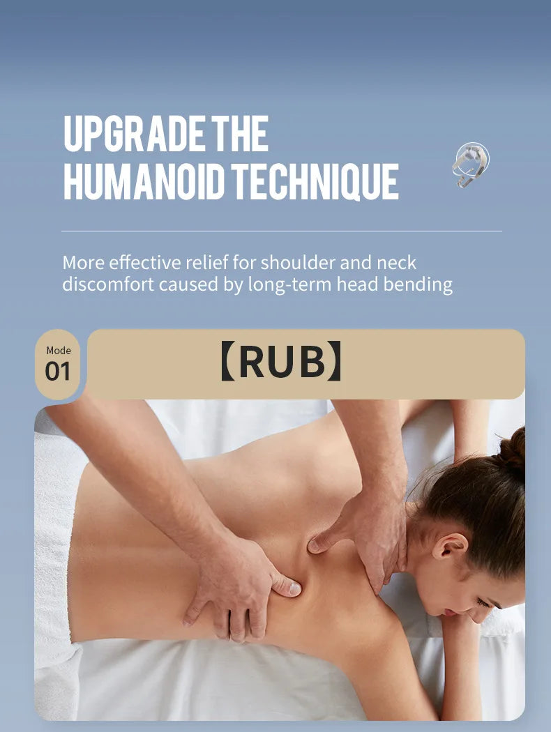 Foreverlily 26W Brushless Motor Neck And Shoulder Massager Wireless Shoulder And Back Kneading Massage Shawl Neck masajeador