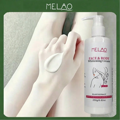 MELAO Face & Body Whitening Cream, Plant Extract Hydrating Brightening Lotion, Fade Dark Spots & Even Skin Tone for & Full Body
