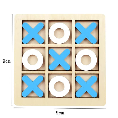 Montessori Play Game Wooden Toy Mini Chess Interaction Puzzle Training Brain Learing Early Educational Toys For Children Kids