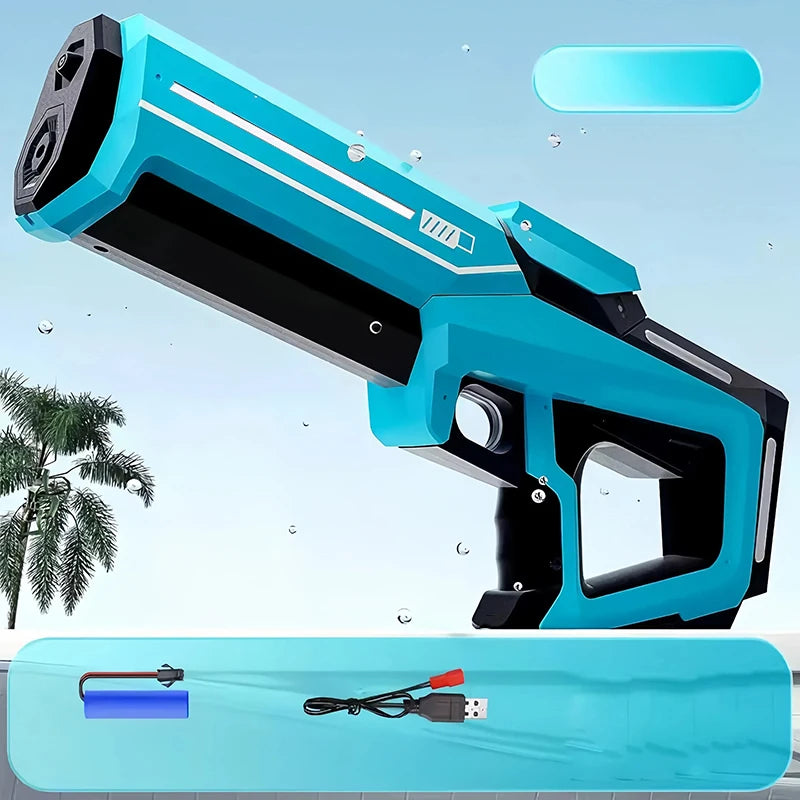 Electric Water Guns For Adults Powerful Squirt Automatic Water Suction Water Blasters Summer Outdoor Beach Toy For Boys Kid Gift
