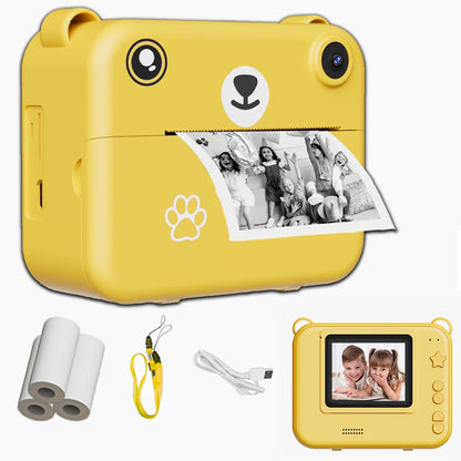 Kids Digital Camera Photography Instant Print Photo 1080P HD With Video Recorder Mini Thermal Printer Educational Birthday Gifts