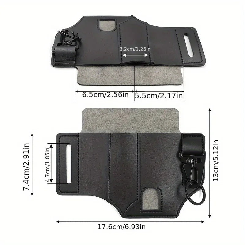 Multi-Tool Leather Waist Bag