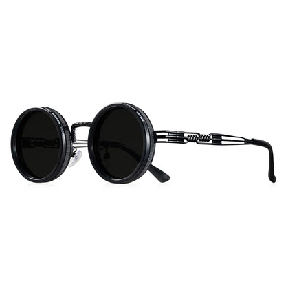 CRIXALIS Polarized Round Sunglasses ND9 Adjustable Dimming Men Women Retro Punk Men's Fishing Eyeglasses Outdoor Shades UV400